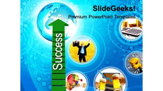 Path To Success Business PowerPoint Templates And PowerPoint Themes 0612
