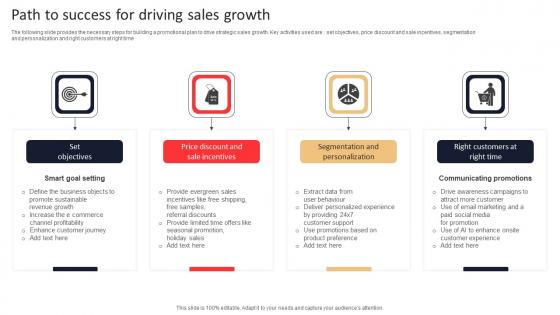 Path To Success For Driving Sales Growth Brochure Pdf