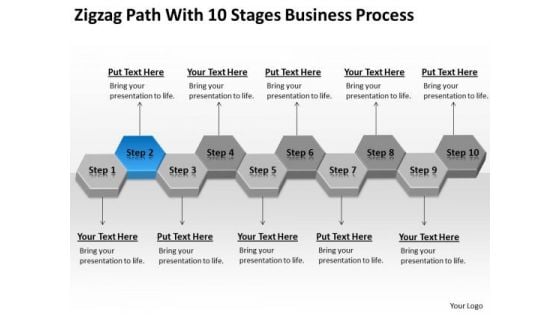 Path With 10 Stages Business Process Ppt Real Estate Plan Template PowerPoint Templates