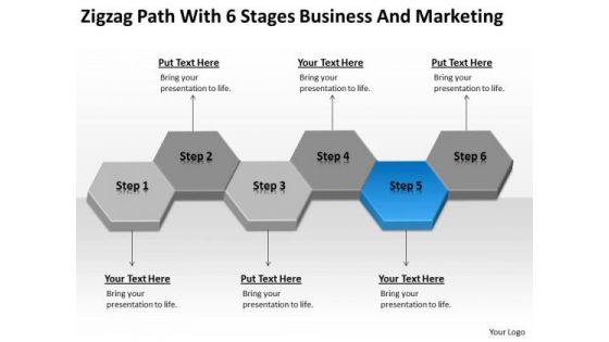 Path With 6 Stages Business And Marketing Ppt Plan Formats PowerPoint Templates