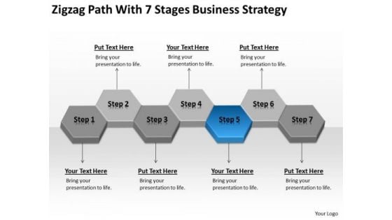 Path With 7 Stages Business Process Strategy Ppt Writing Small Plan PowerPoint Slides