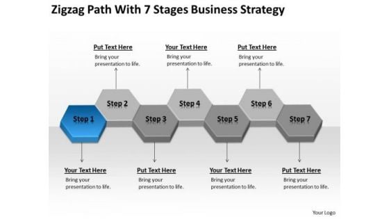 Path With 7 Stages Corporate Business Strategy Ppt Import Export Plan PowerPoint Slides