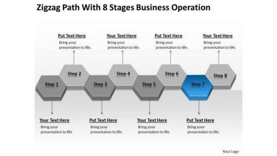 Path With 8 Stages Business Operation Ppt Successful Plan Examples PowerPoint Slides