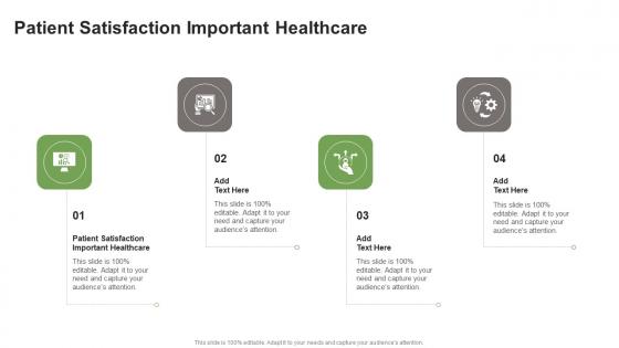 Patient Satisfaction Important Healthcare In Powerpoint And Google Slides Cpb