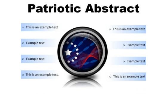 Patriotic Abstract Americana PowerPoint Presentation Slides Cc