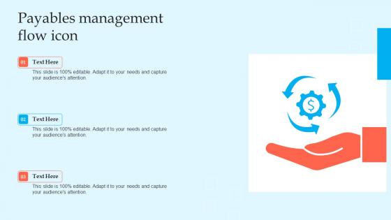 Payables Management Flow Icon Designs Pdf