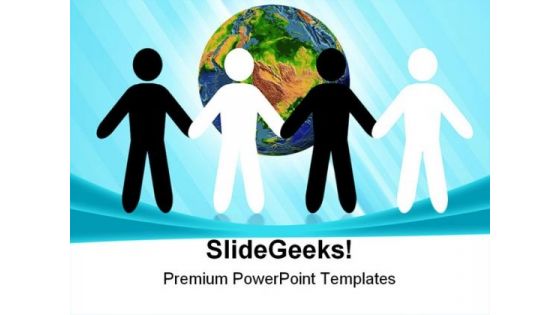 Peace Earth PowerPoint Themes And PowerPoint Slides 0811