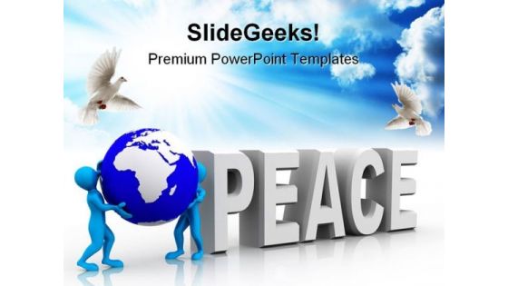 Peace Religion PowerPoint Templates And PowerPoint Backgrounds 0211