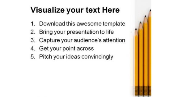 Pencils01 Education PowerPoint Themes And PowerPoint Slides 0711