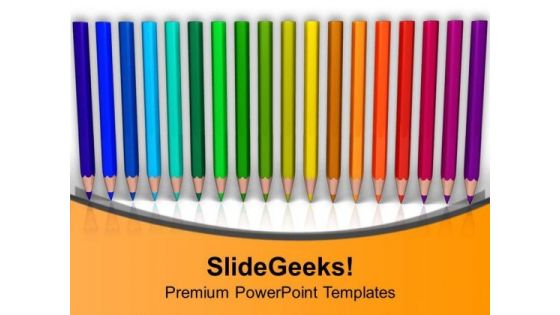 Pencils Education PowerPoint Templates Ppt Background For Slides 1112
