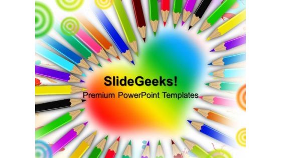 Pencils Heart Education PowerPoint Templates And PowerPoint Themes 0612 Pencils Heart Education PowerPoint Templates And PowerPoint Themes 0612