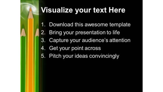 Pencils Leadership PowerPoint Templates And PowerPoint Themes 0512