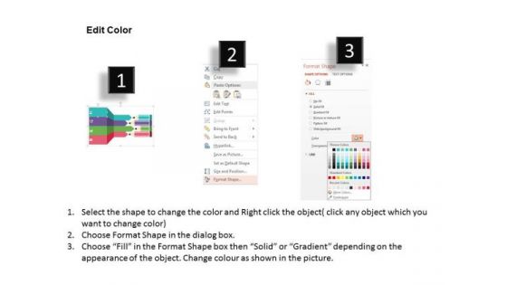 Pencils With Tags And Icons For Data Representation PowerPoint Template