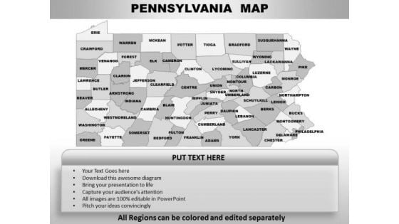 Pennsylvania PowerPoint Maps