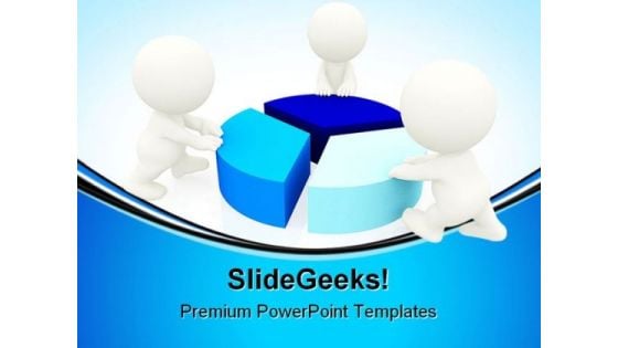 People Around Pie Chart Business PowerPoint Templates And PowerPoint Backgrounds 0311 People Around Pie Chart Business PowerPoint Templates And PowerPoint Backgrounds 0311