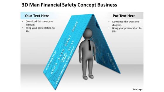 People In Business Financial Safety Concept PowerPoint Presentations Templates