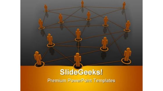 People Network Communication PowerPoint Templates And PowerPoint Backgrounds 0211