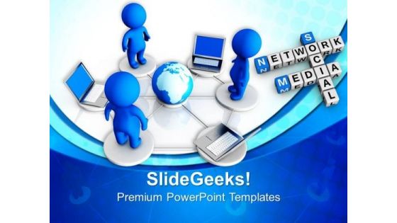 People Networking Communication PowerPoint Templates And PowerPoint Themes 0712