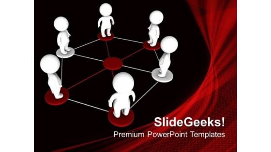 People Networking Leadership PowerPoint Templates And PowerPoint Themes 1012