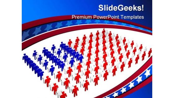 People Of America Global PowerPoint Templates And PowerPoint Backgrounds 0211