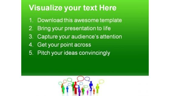 People Talking Communication PowerPoint Themes And PowerPoint Slides 0311