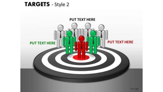 People Targets 2 PowerPoint Slides And Ppt Diagram Templates