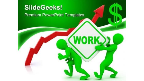 People With Work Metaphor PowerPoint Templates And PowerPoint Backgrounds 0211