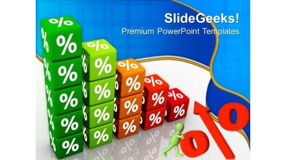 Percent Cube Money PowerPoint Templates And PowerPoint Themes 0612