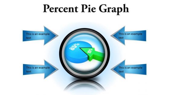 Percent Pie Graph Business PowerPoint Presentation Slides Cc