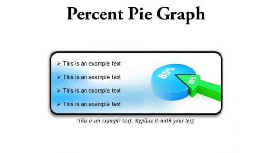 Percent Pie Graph Business PowerPoint Presentation Slides R