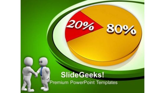 Percentage Pie Chart Business PowerPoint Templates And PowerPoint Themes 0812