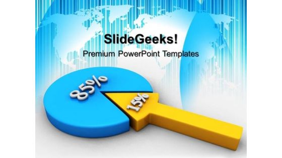 Percentage Pie Graph Marketing PowerPoint Templates And PowerPoint Themes 0412
