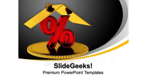 Percentage Symbol Finance PowerPoint Templates And PowerPoint Themes 0912