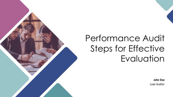 Performance Audit Steps For Effective Evaluation PPT Structure AT
