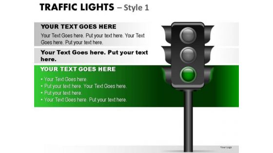 Permission Signs Traffic Light PowerPoint Slides And Ppt Diagram Templates