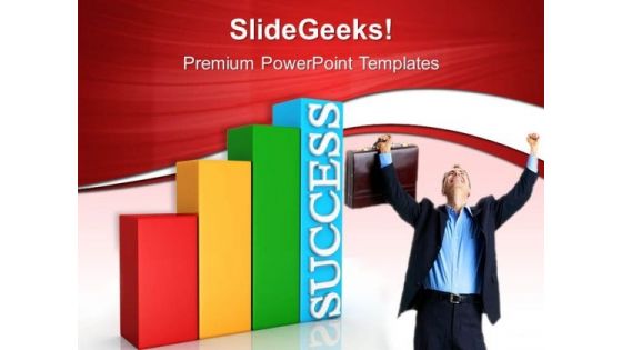 Person Achieved Success Business PowerPoint Templates And PowerPoint Themes 0512