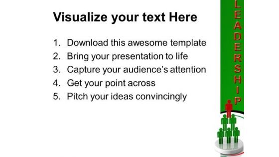 Person Leadership PowerPoint Templates And PowerPoint Themes 0512