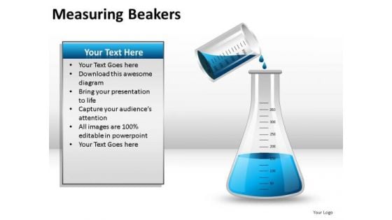 Person Measuring Beakers PowerPoint Slides And Ppt Diagram Templates