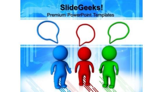 Person Talking Meeting Business PowerPoint Templates And PowerPoint Themes 0612