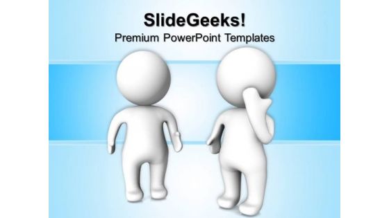 Person With Talk Business PowerPoint Templates And PowerPoint Themes 0712