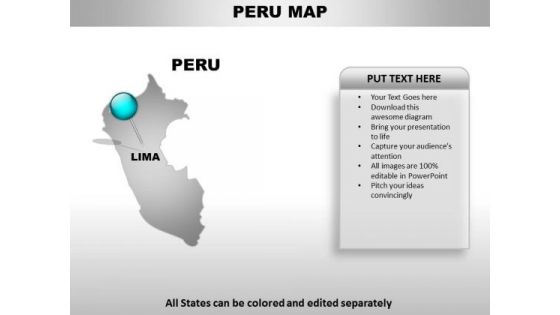 Peru Country PowerPoint Maps