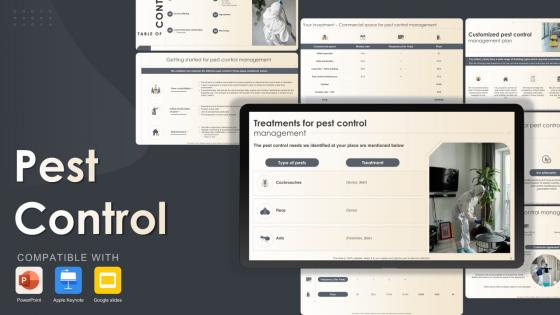 Pest Control Management Proposal Powerpoint Presentation Slides