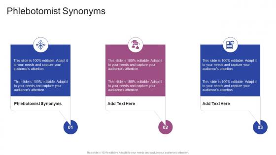 Phlebotomist Synonyms In Powerpoint And Google Slides Cpb