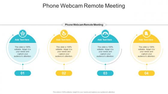 Phone Webcam Remote Meeting In Powerpoint And Google Slides Cpb
