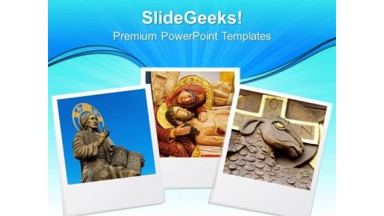 Photo Frame Religion PowerPoint Templates And PowerPoint Themes 0812