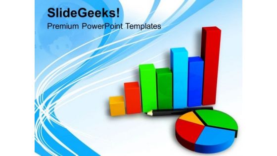 Picture Of Bar Graph And Pie Chart PowerPoint Templates Ppt Backgrounds For Slides 0713