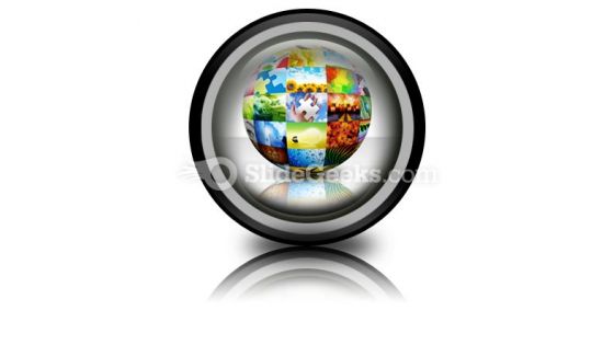 Picture Photo Gallery Ball PowerPoint Icon Cc