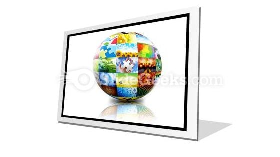 Picture Photo Gallery Ball PowerPoint Icon F