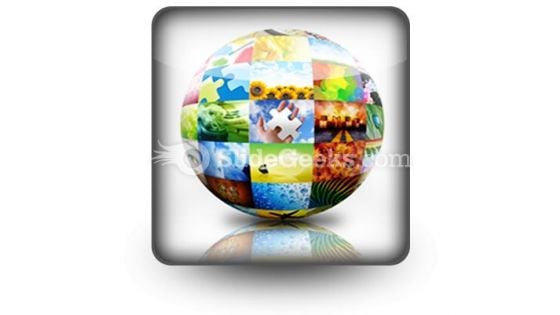 Picture Photo Gallery Ball PowerPoint Icon S