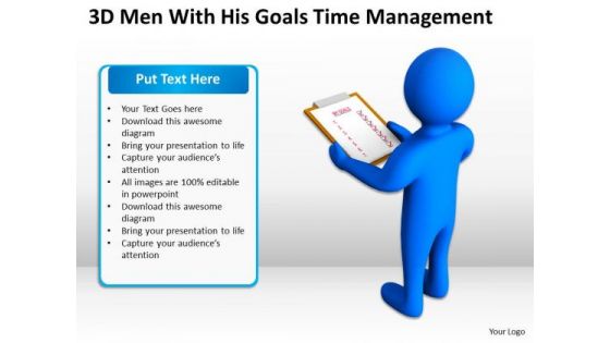 Pictures Of Business Men His Goals Time Management PowerPoint Templates Ppt Backgrounds For Slides